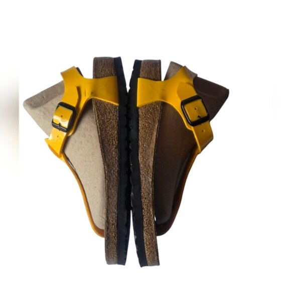 Birkenstock Yellow Sandals with Contoured Footbed - Picture 5 of 7